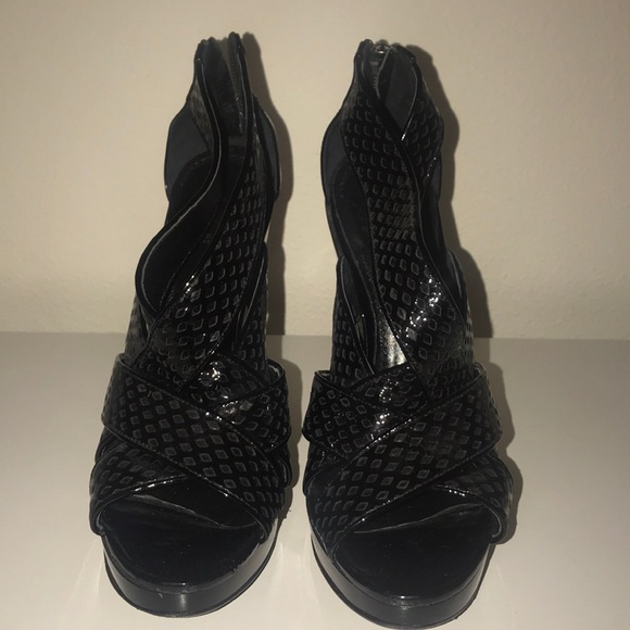 Burberry Prorsum Open Toe Heels - Picture 2 of 4